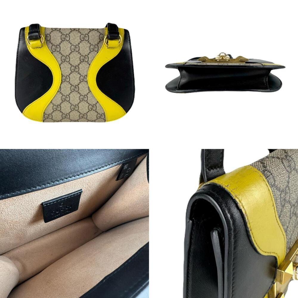 GUCCI Authentic Black Leather Shoulder Bag - Picture 3 of 5